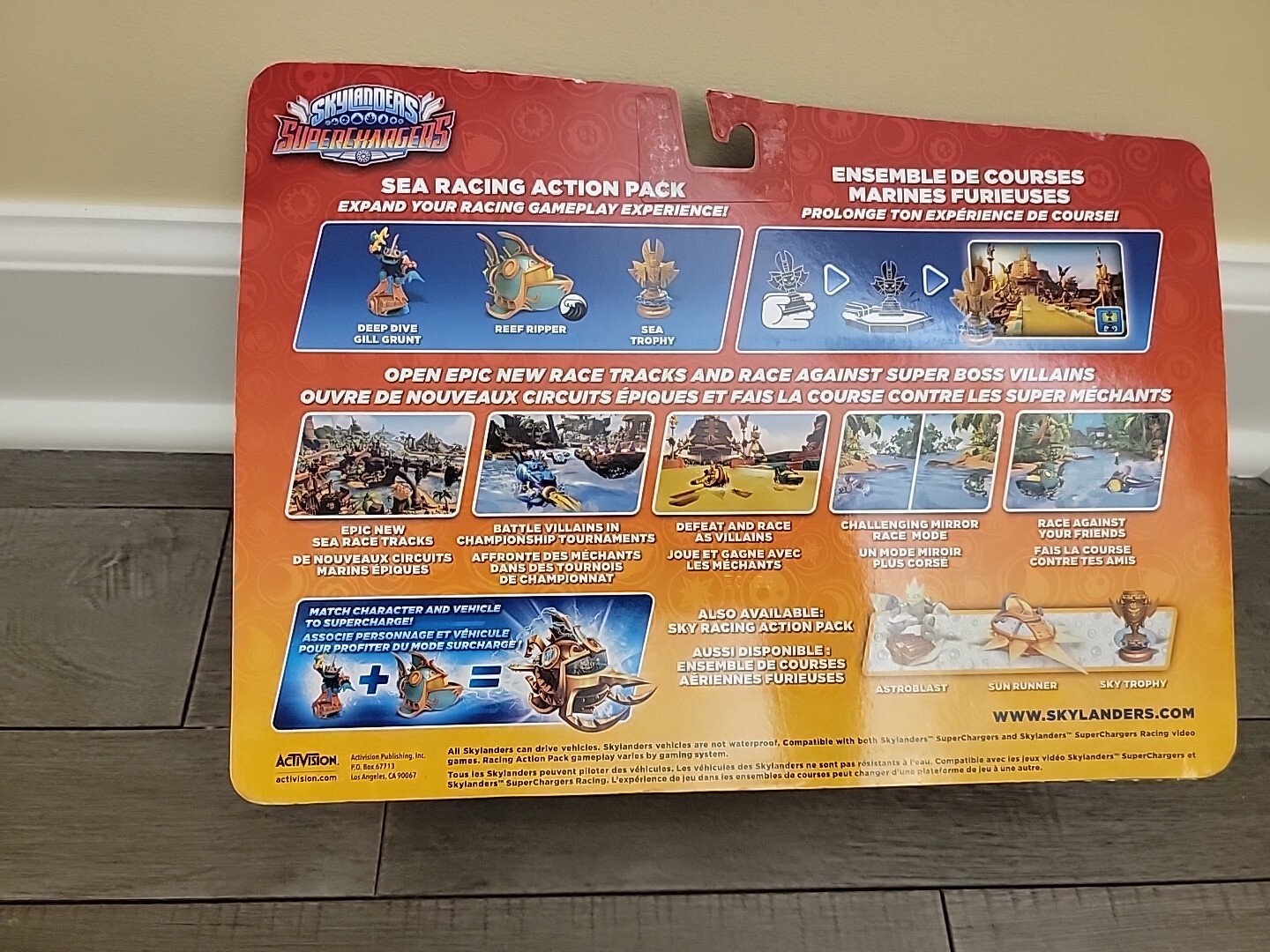 Skylanders SuperChargers Sea Racing Action Pack Gill Grunt Reef Ripper Trophy