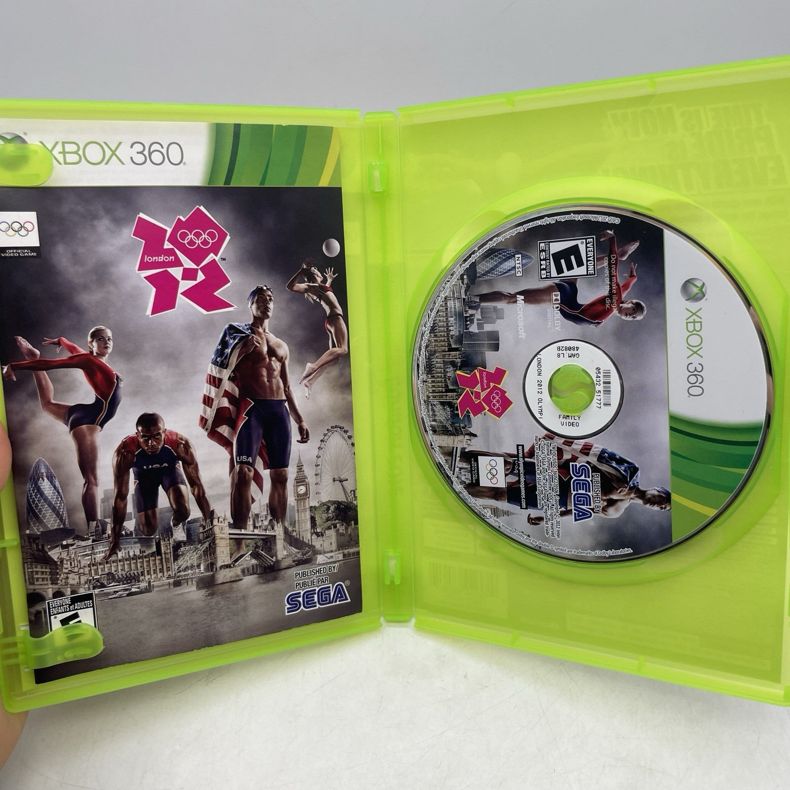 London 2012 Microsoft Xbox 360 Complete W/ Manual CIB Tested