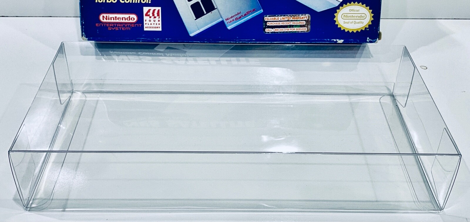 1 Box Protector for the NES Satellite Box! See pictures! Custom Display Case