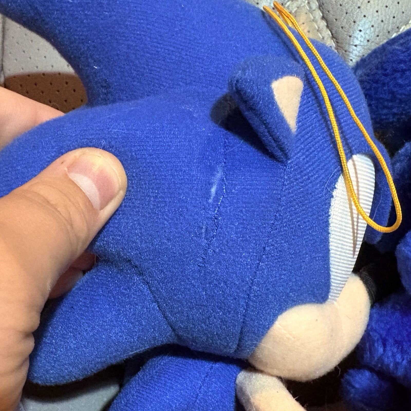 SEGA Sonic the Hedgehog Plush Doll Lot Sonic Tails Amy Rose Hanging Loop