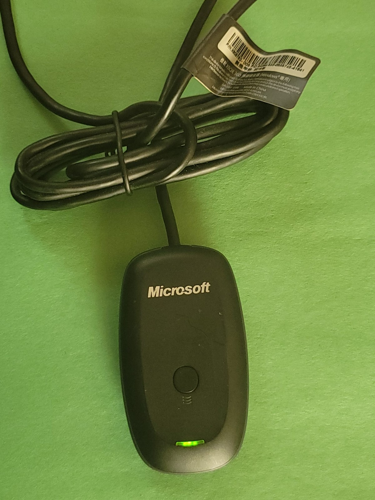 OEM Microsoft Xbox 360 Wireless Receiver for Windows PC USB Adapter P/N: X809782