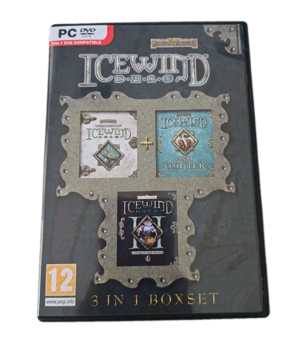 Icewind Dale Forgotten Realms 3 IN 1 PC Boxset PC DVD Rom