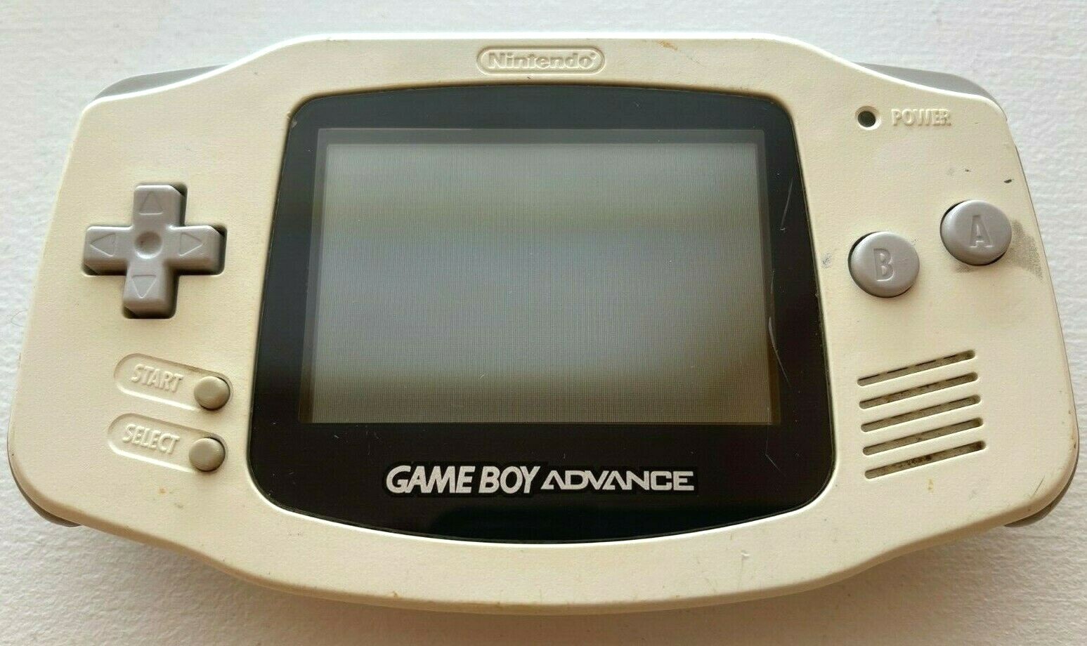 Nintendo Game Boy Advance AGB-001 – White GOOD Condition – 100% OEM Tested