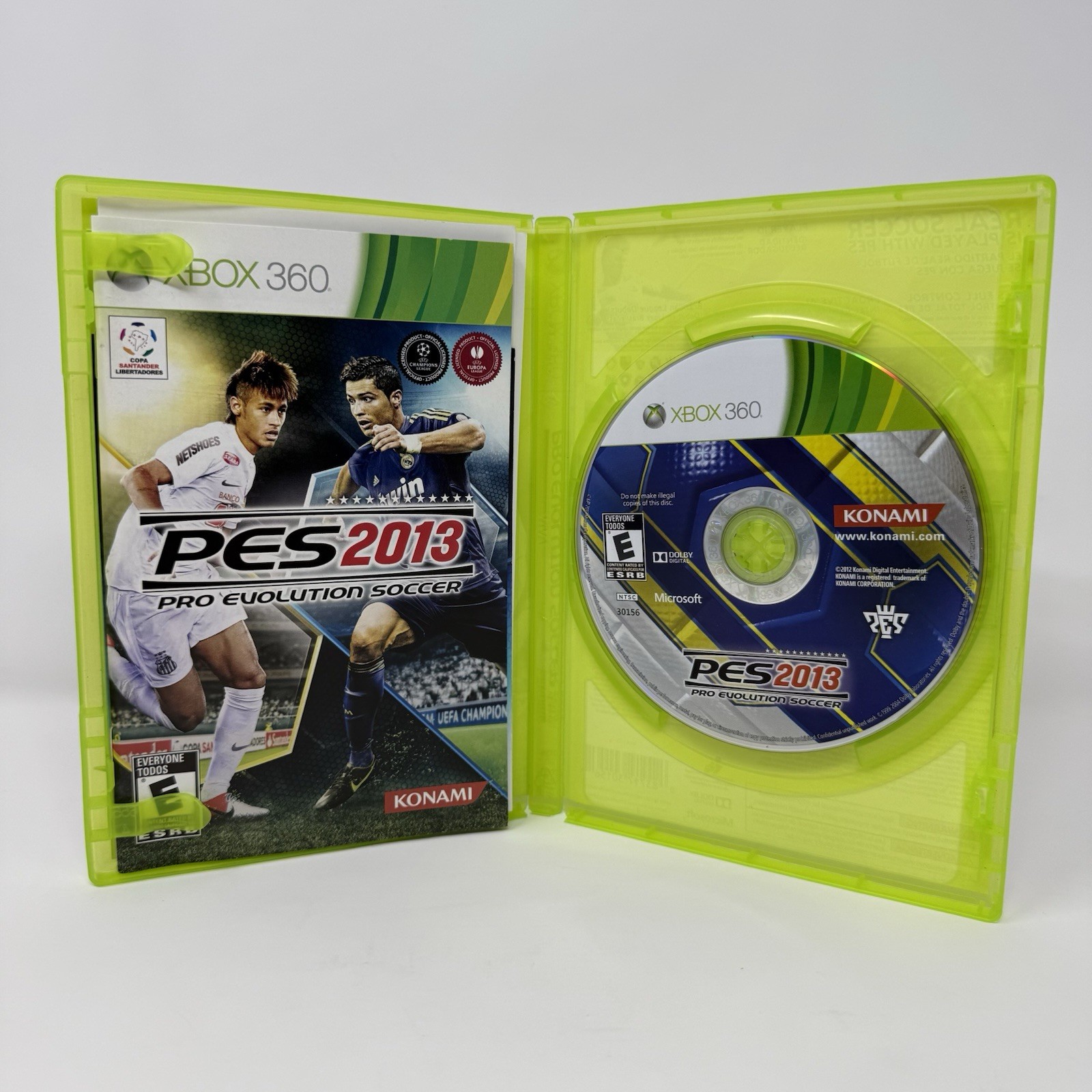 Pro Evolution Soccer PES 2013 Xbox 360 CIB Complete Manual Inserts Konami Futbol