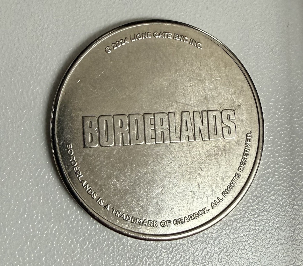 Borderlands Moxxi’s Coin Token SDCC 2024 And Keychain