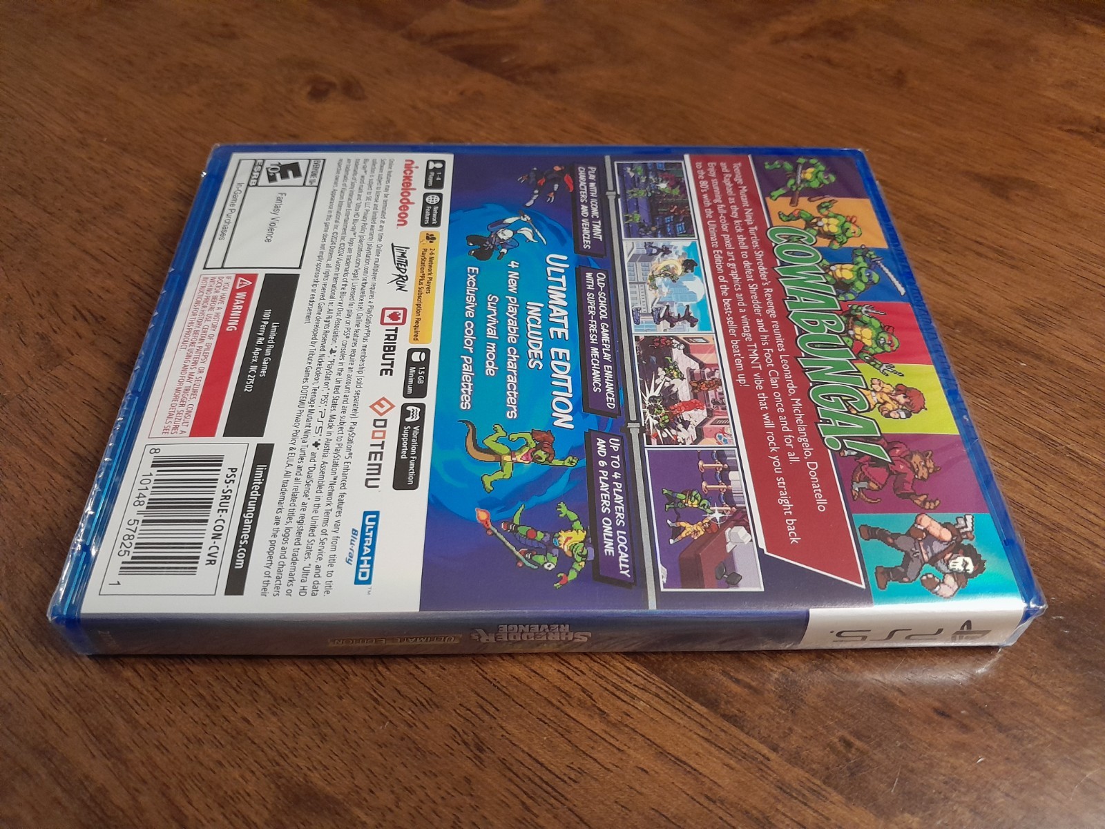 Teenage Muntant Ninja Turtle Shredder’s Revenge Ultimate Edition Foil (PS5, LRG)
