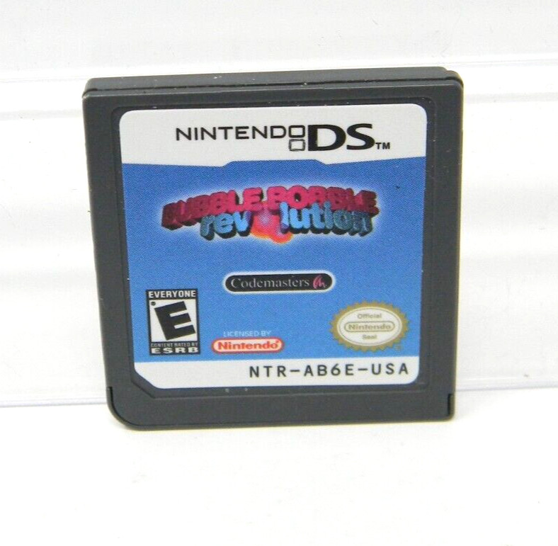 Nintendo DS Game Cartridge Bubble Bobble Revolution Authentic Tested Working