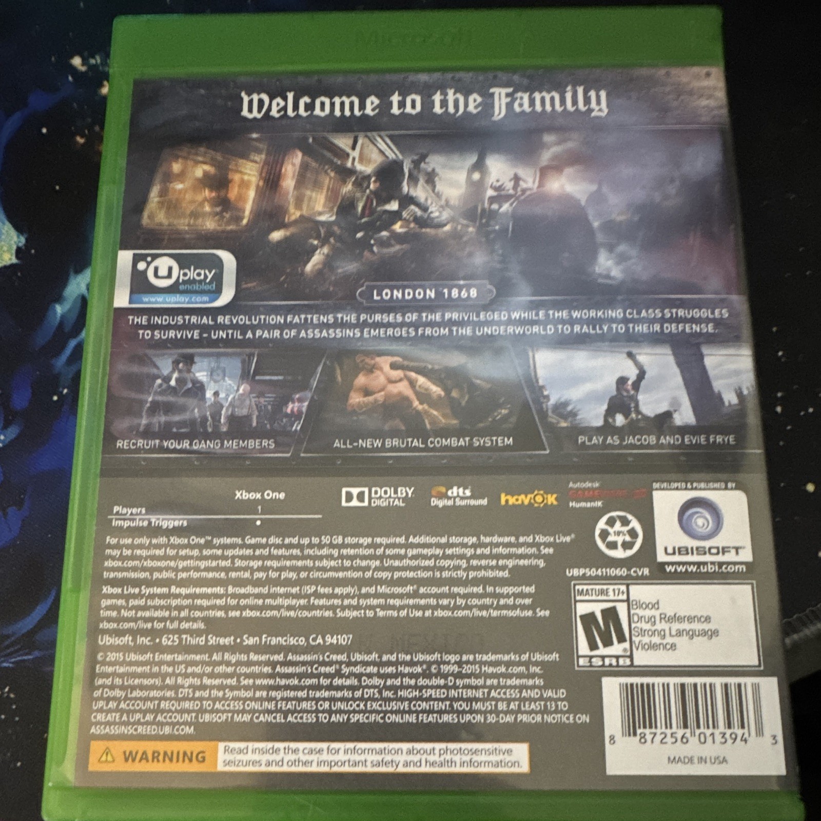 Assassin’s Creed Syndicate Xbox One *TESTED* (Complete)