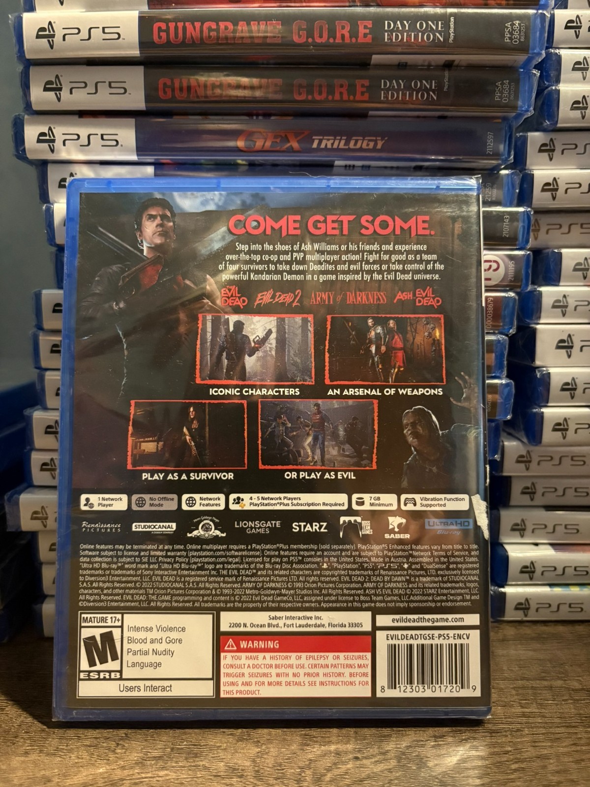 (SEALED) Evil Dead: The Game – PlayStation 5 PS5 – Brand New Sealed