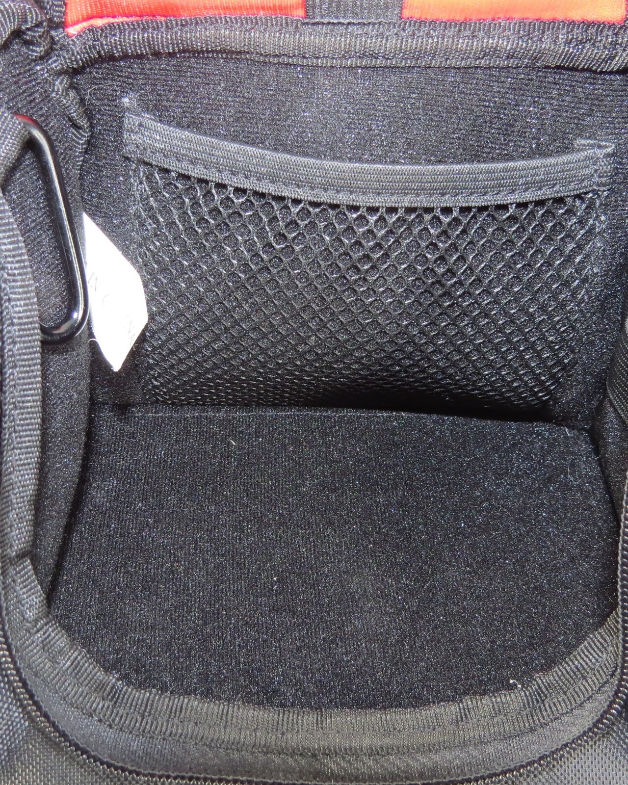 Nintendo Mini Backpack Storage Carrying Case Red Black 8 x 4 inches