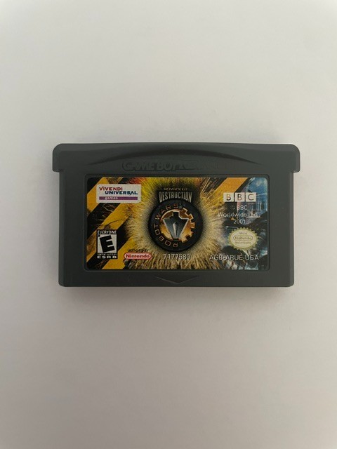 Robot Wars Advanced Destruction (GameBoy Advance GBA) Tested Cleaned
