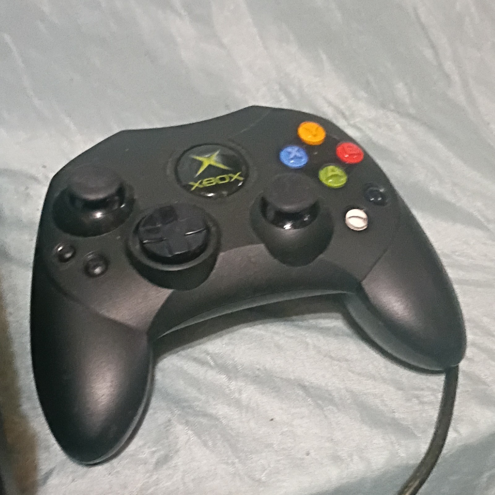 Microsoft Xbox Console Black 2002 Blu-Ray Compatible 2 Controllers Buffy Game