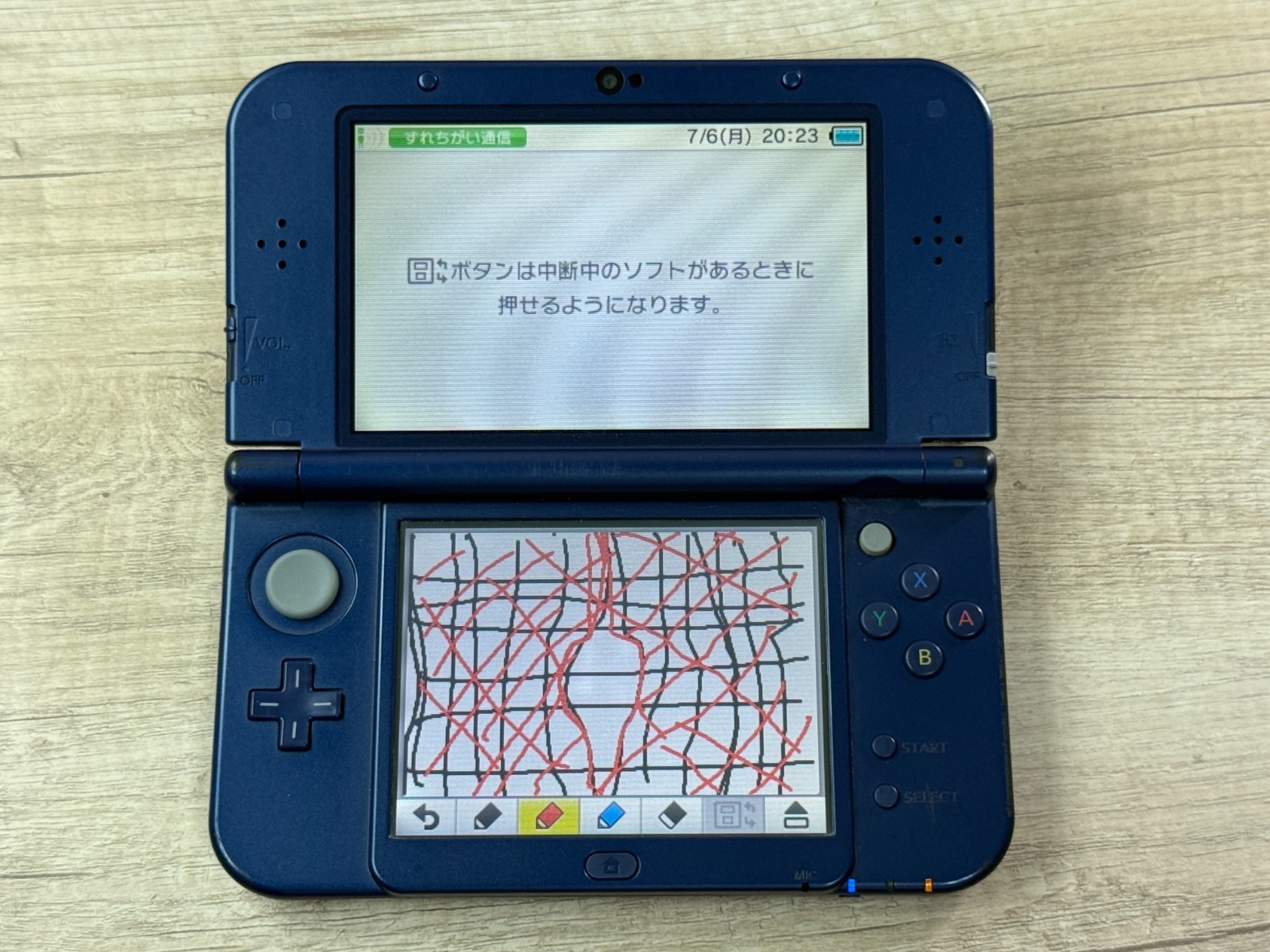 Nintendo New 3DS XL Metallic Blue Console Tested Japan ver R7672