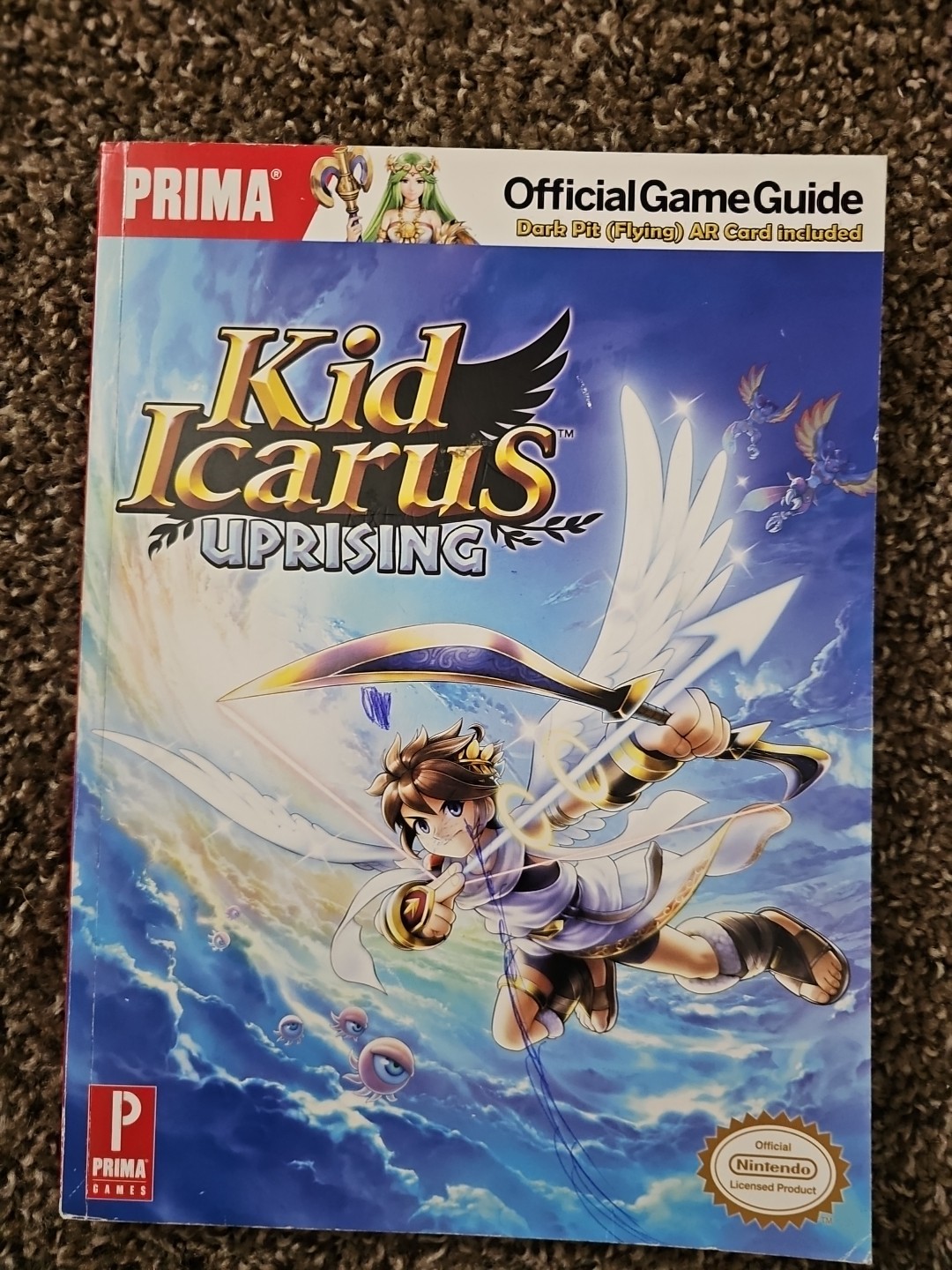 Kid Icarus Uprising Prima Official Strategy Guid – Paperback (NO AR) SEE PICS