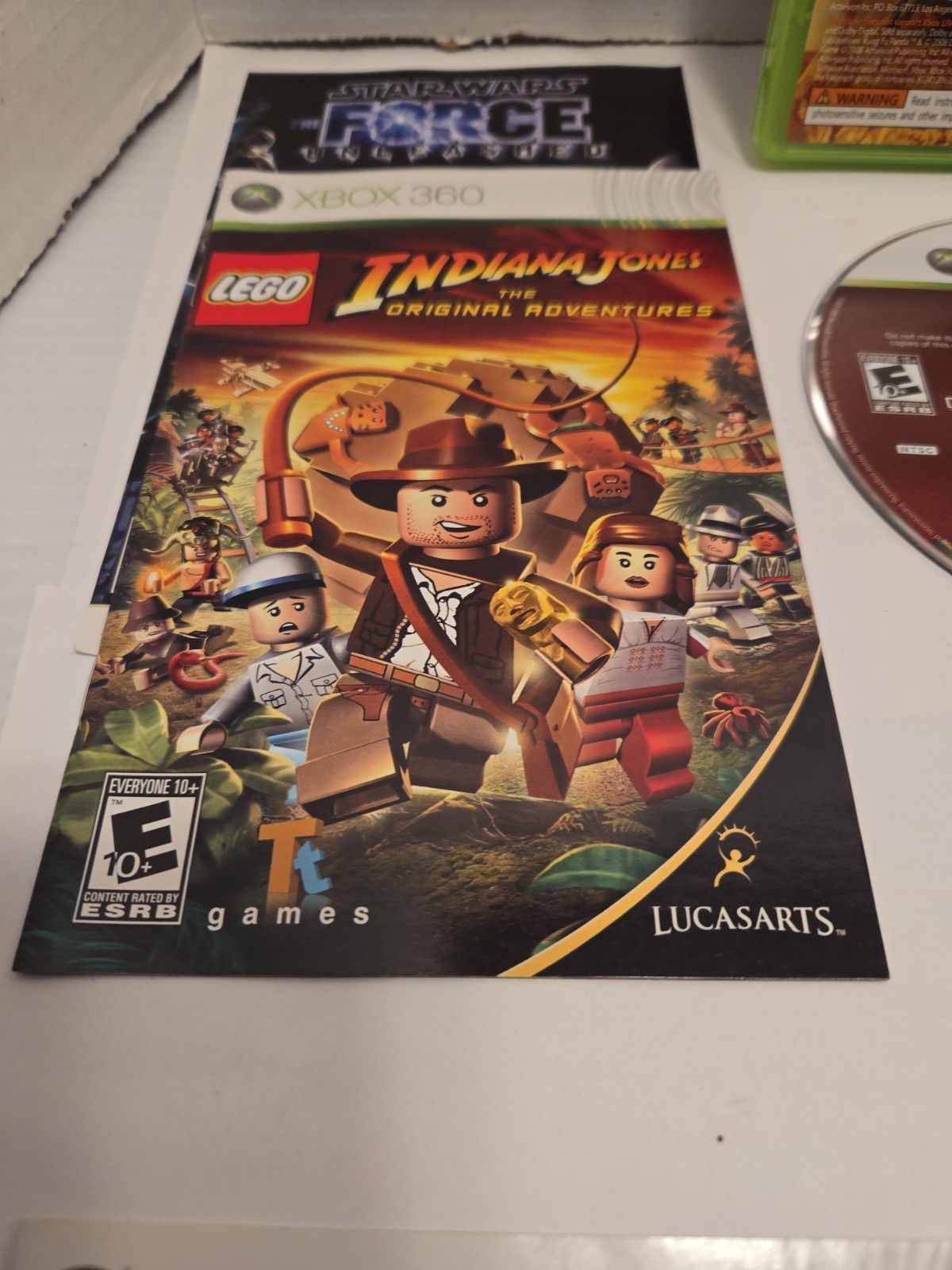 Xbox 360 Lego Indiana Jones: The Original Adventures / Kung Fu Panda CIB