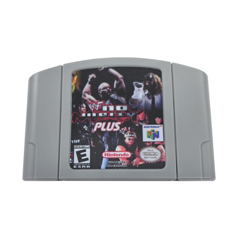 WWF No Mercy Plus V2.1. Video Game For Nintendo 64 Console USA Version
