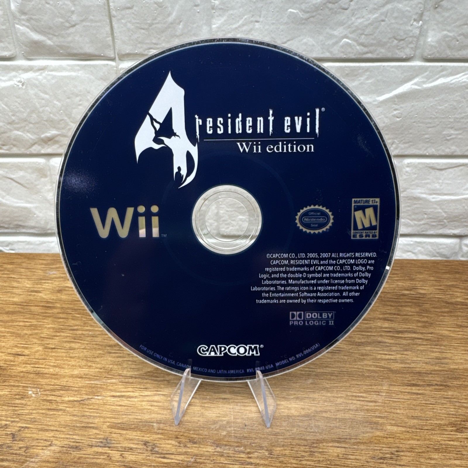 Resident Evil 4: Wii Edition (Nintendo Wii, 2007) Disc Only Tested Working