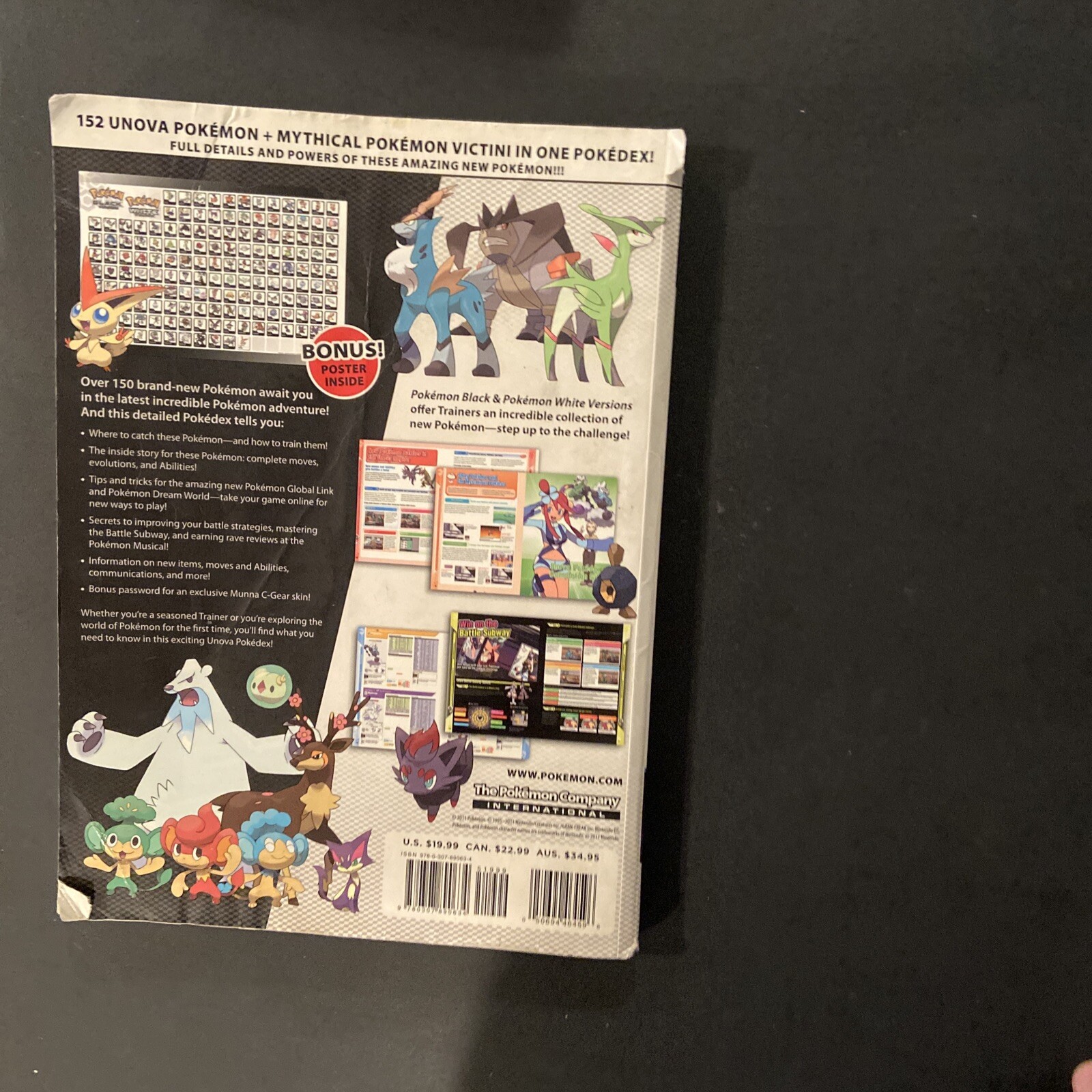 pokemon black and white pokedex strategy guide