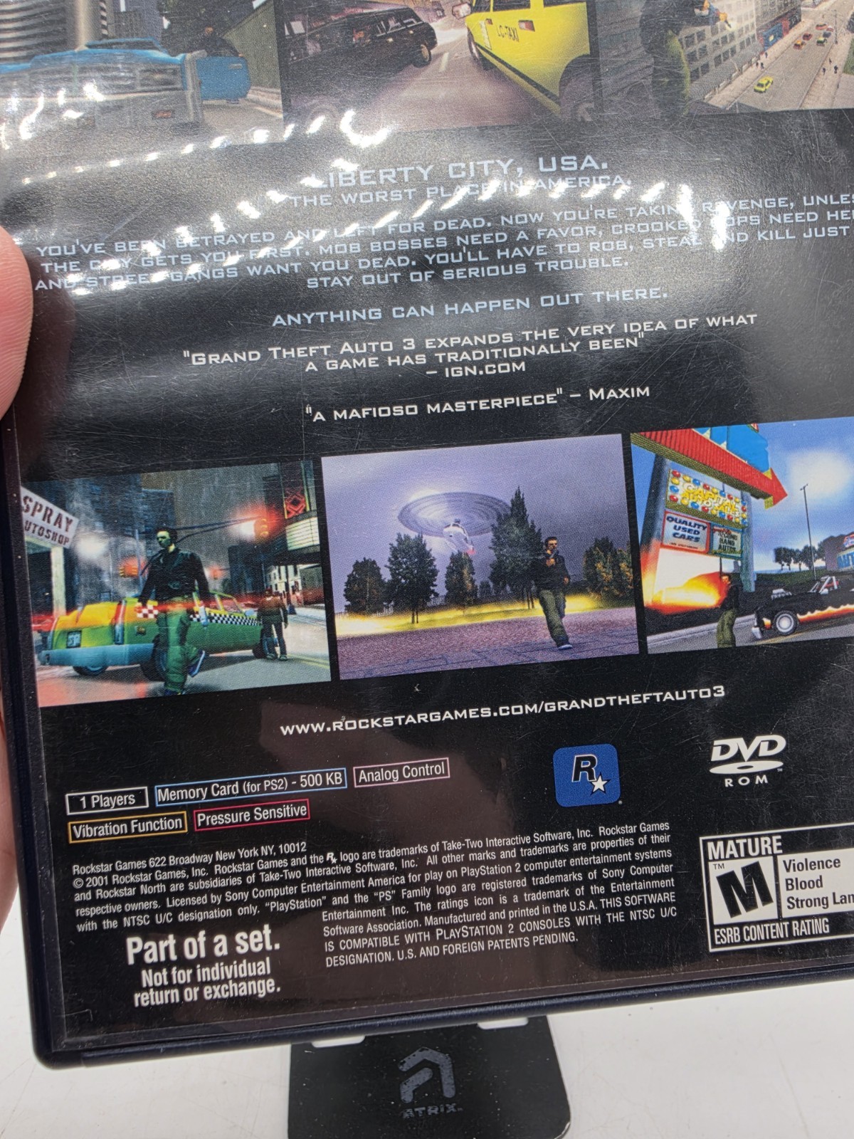 GRAND THEFT AUTO III Playstation 2 Cib Complete Mint Tested Working