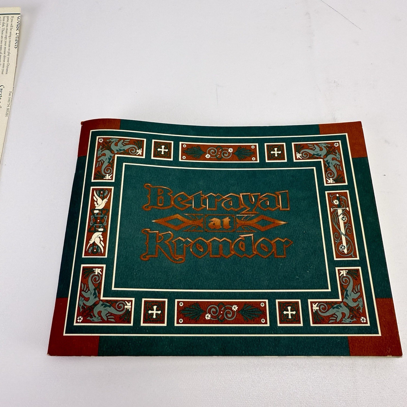 Betrayal at Krondor PC 3.5″ Disk 1993 RPG Adventure Dynamix Game. Fully Complete