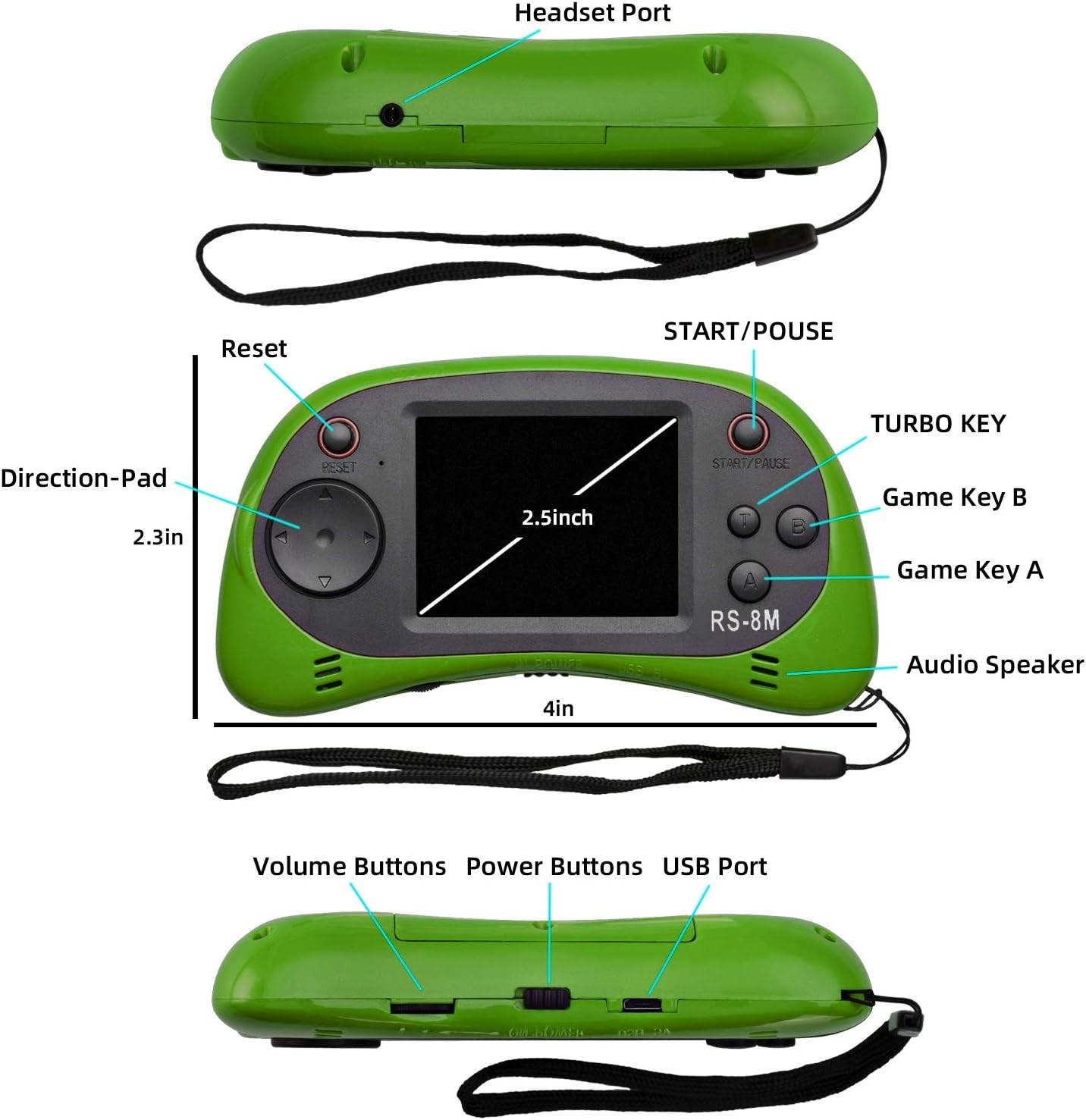 Ultimate Kids Handheld Gaming with 220 Games: Perfect Gift for All Occasions