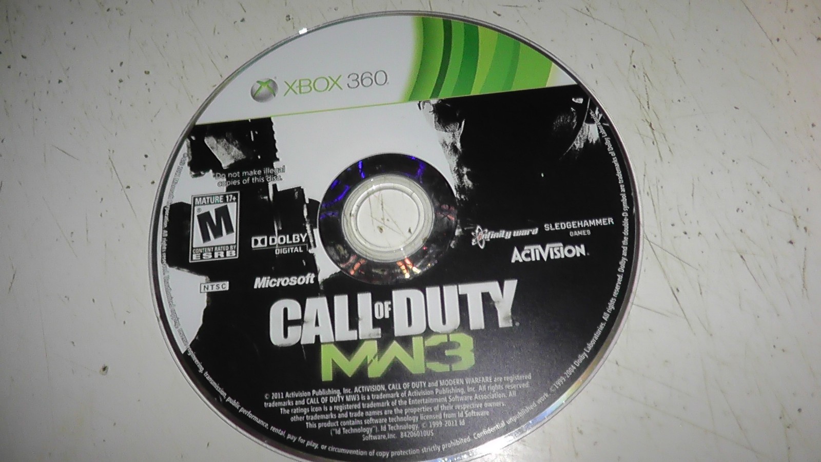CALL OF DUTY MODERN WARFARE 3 – xbox 360 Game Tested Working COMPLETE