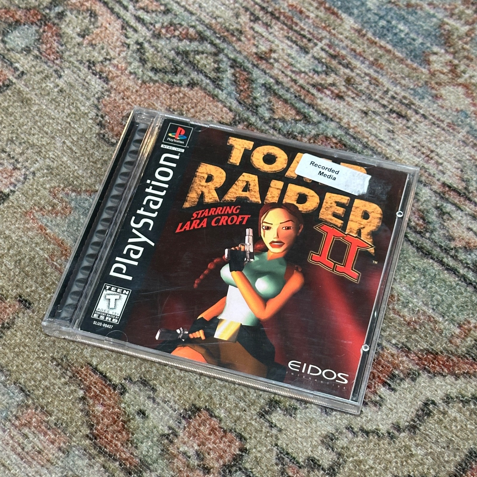 Tomb Raider II Starring Lara Croft (Sony PlayStation 1, 1997) COMPLETE TESTED