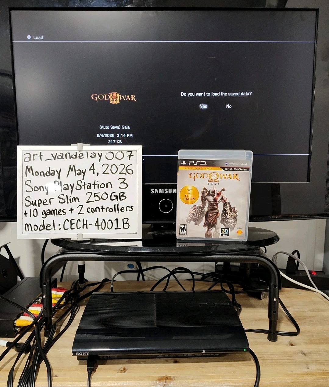 Sony Playstation 3 Super Slim 250GB Console CECH-4001B Bundle + 10 Games Tested!