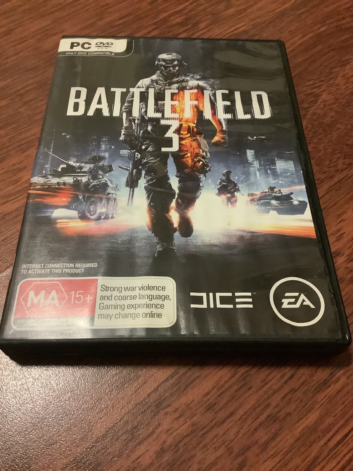 BATTLEFIELD 3 PC DVD-ROM 2011 EA MA15+ AUSTRALIAN RELEASE