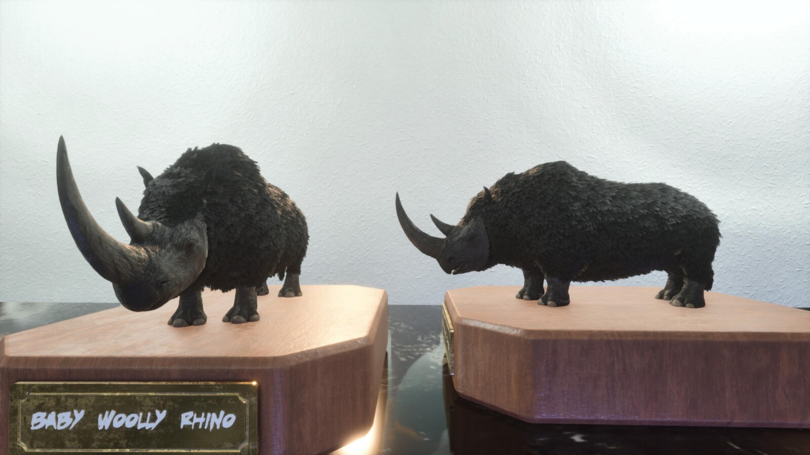 ARK ASCENDED PVE OFICIAL PAIR BABY RHINO BLACK ID79 TOP STATUS PC/XBOX/PS5