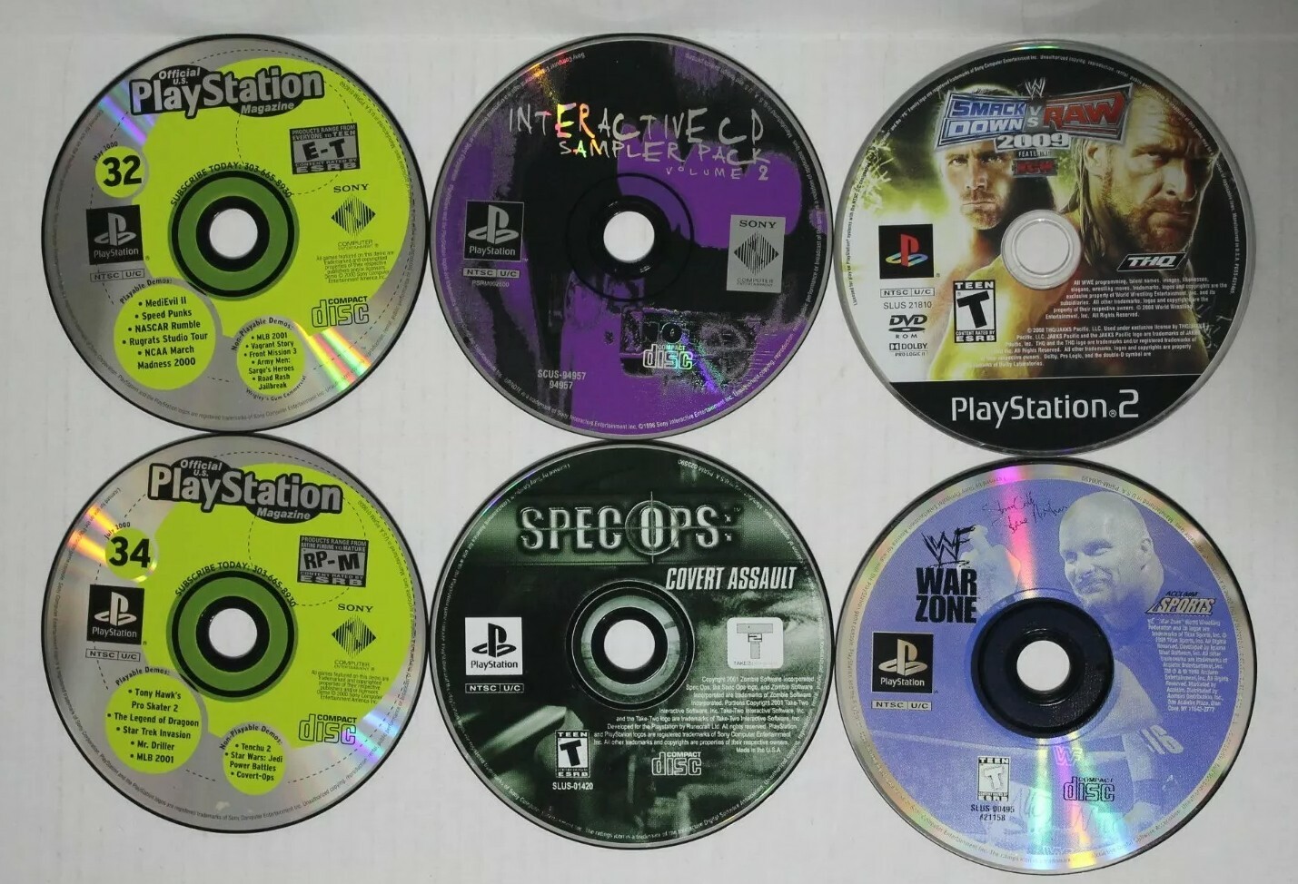PlayStation PS1 & PS2 Game Lot – 18 Titles – Mixed Action Sports Racing – Read