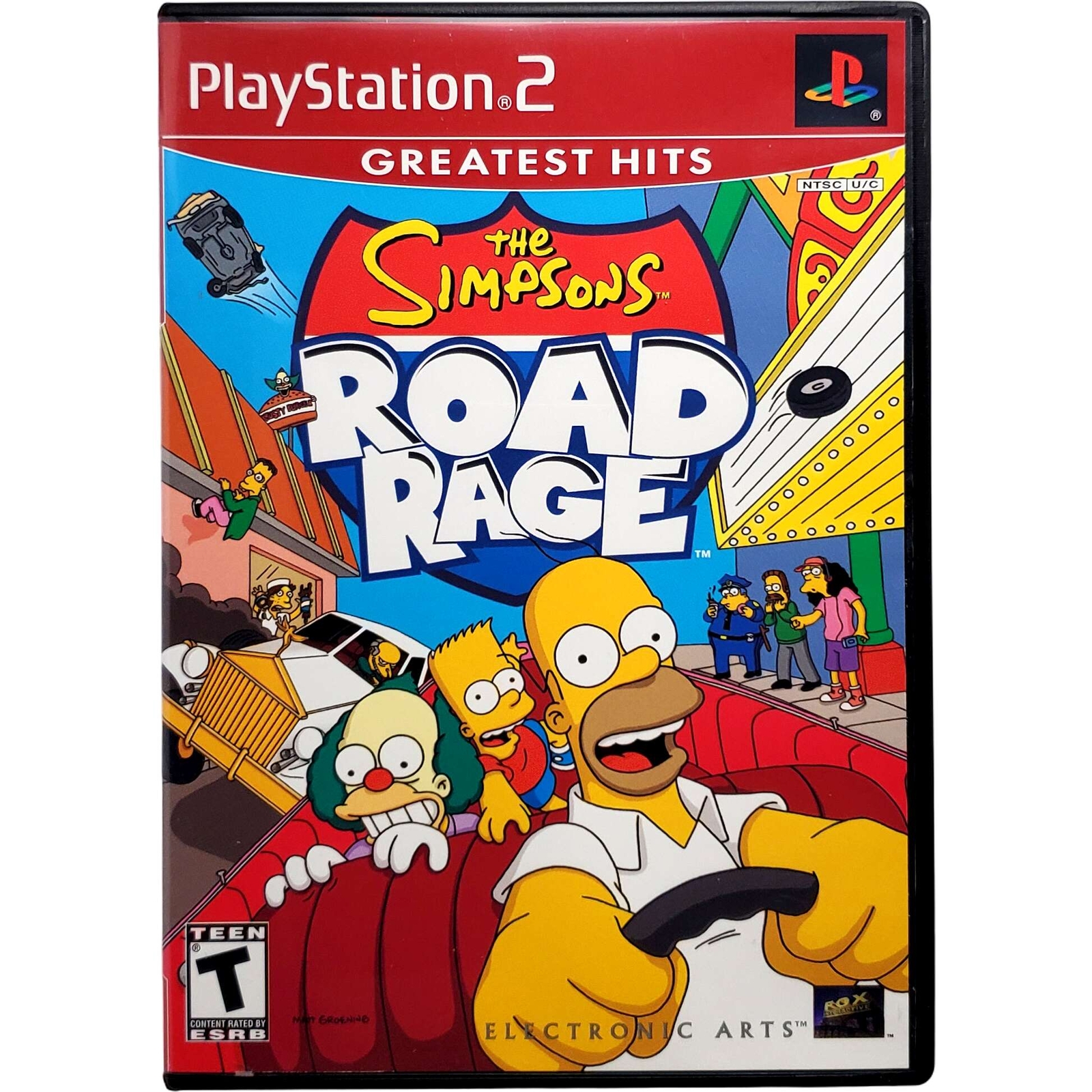 The Simpsons Road Rage Greatest Hits – Sony Playstation 2 Pristine Authentic
