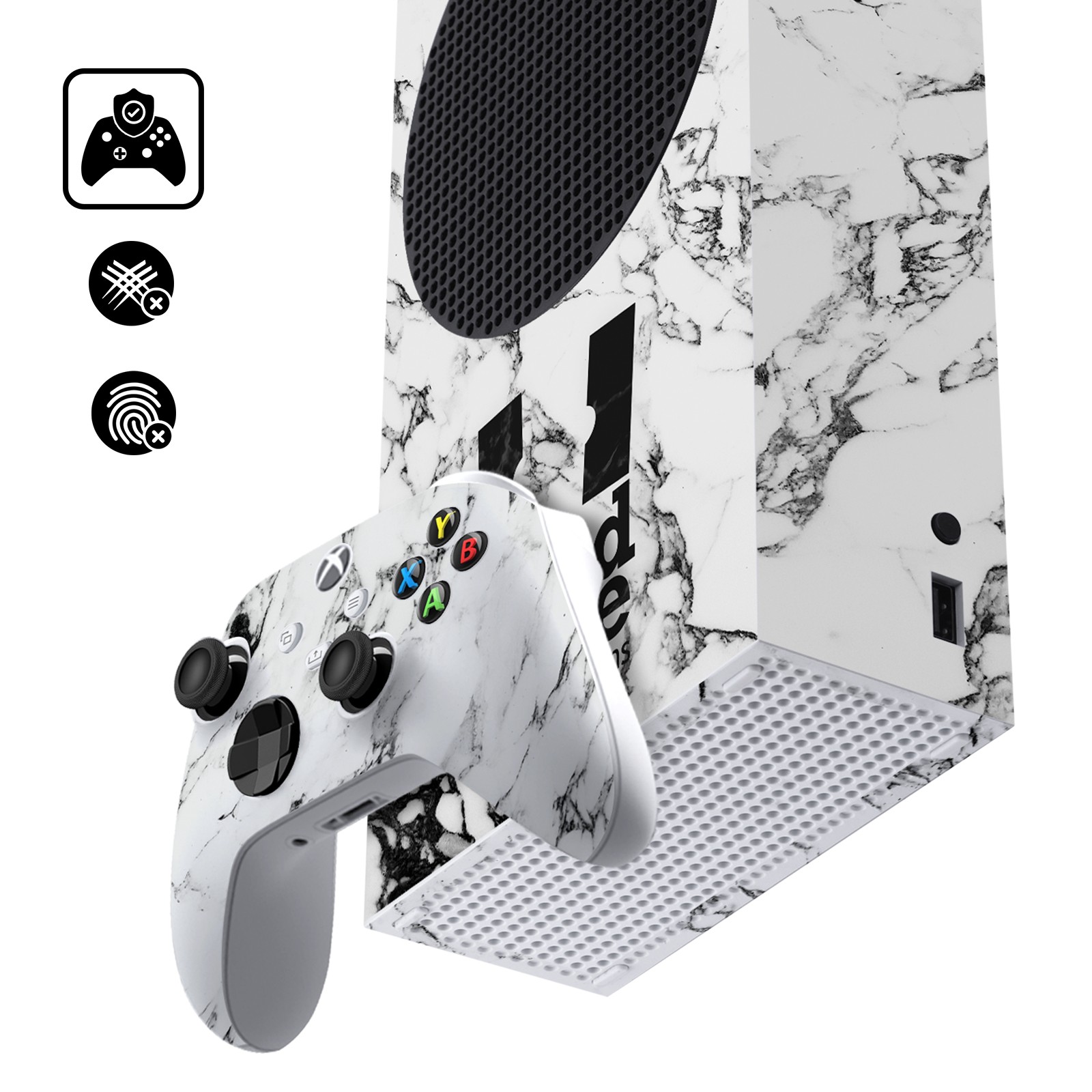 ARGENTINA FOOTBALL TEAM 2024/25 CREST KIT VINYL SKIN FOR XBOX SERIES S CONSOLE