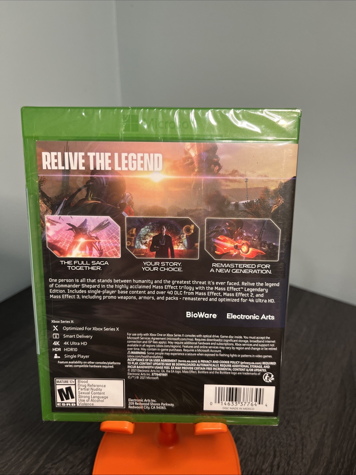 Mass Effect — Legendary Edition (Microsoft Xbox One, 2021) BRAND NEW – SEALED