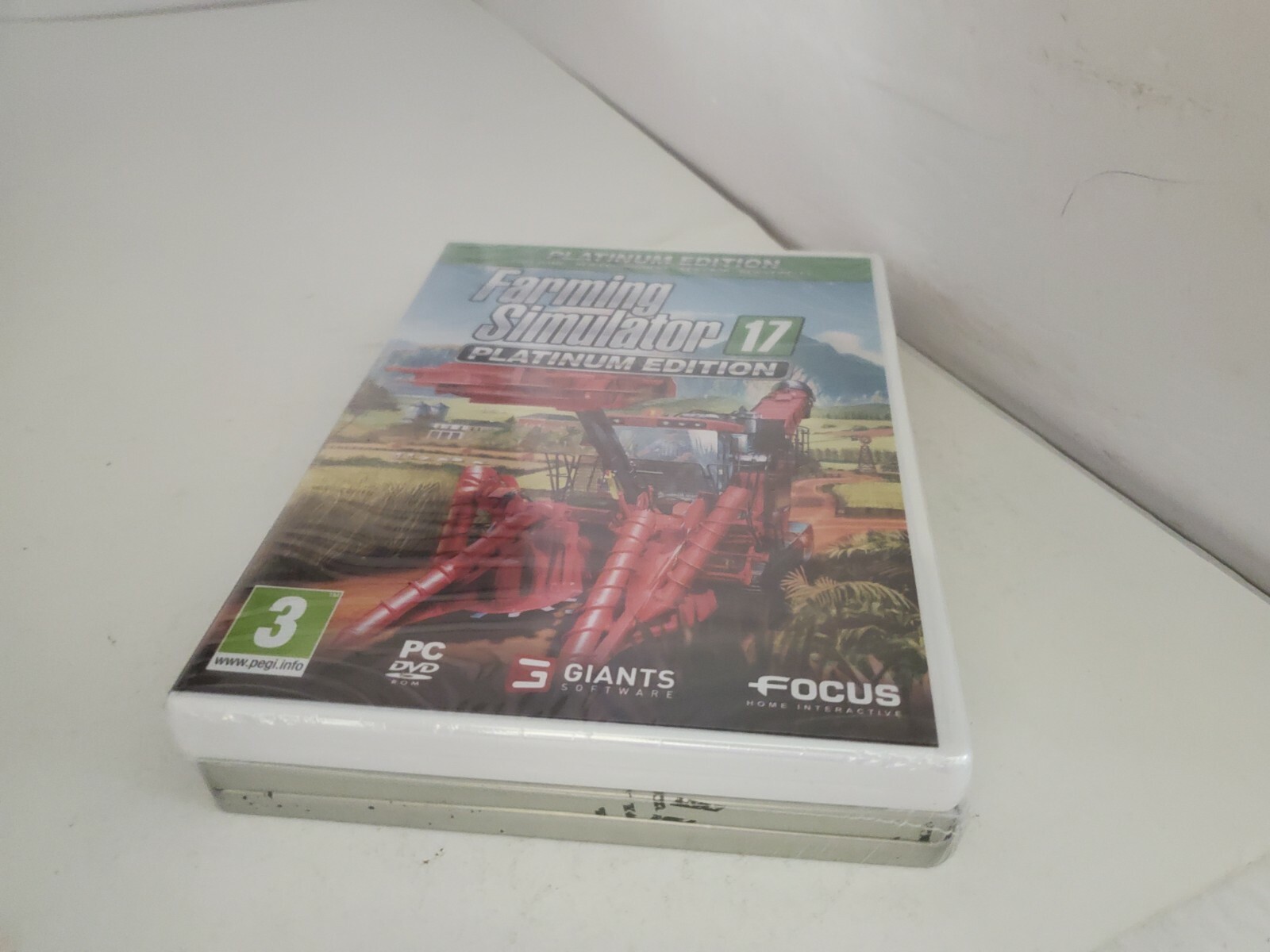 NEW MINT FARMING SIMULATOR 17 PLATINUM WINDOWS 7/8/10 W/STEEL BOOK PC DVD ROM N9
