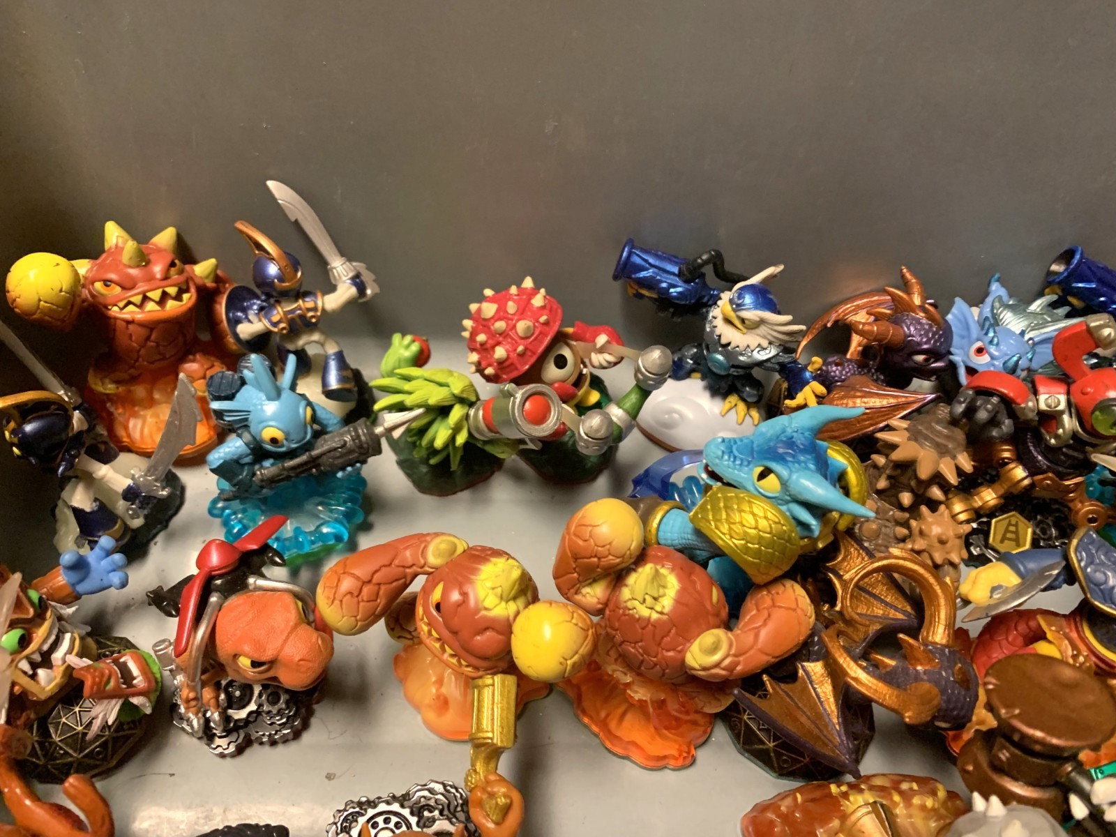 Lot Of 48 Skylanders Imaginators ,Giants, Spyro, Figurines and Crystals.