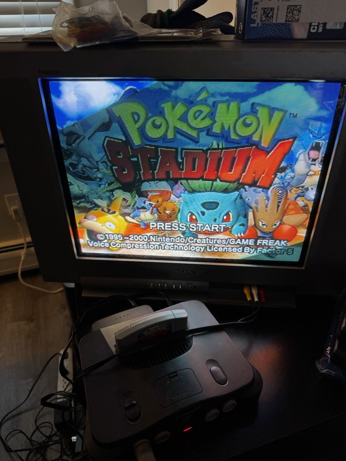 Nintendo 64 N64 Console W/ Expansion Pak Controller Games Army Men Works Great!