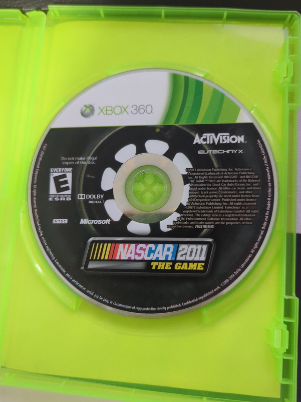 NASCAR The Game 2011 Xbox 360 (Xbox 360, 2011) Complete And Tested Works CIB