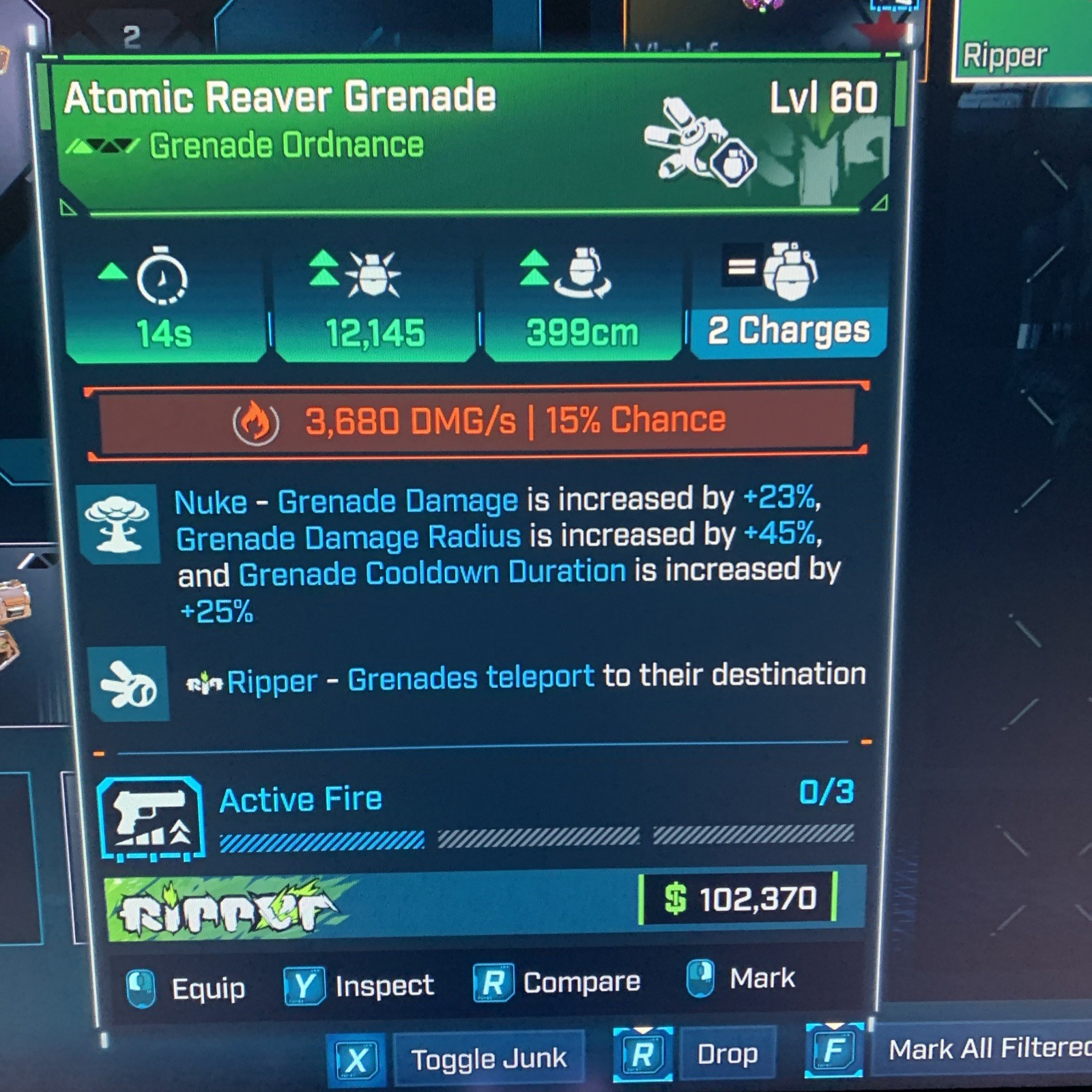 Borderlands 4⭐️NEW FIRMWARE ACTIVE FIRE FULL SET EACH SLOT BUNDLE⭐️All PLATFORM