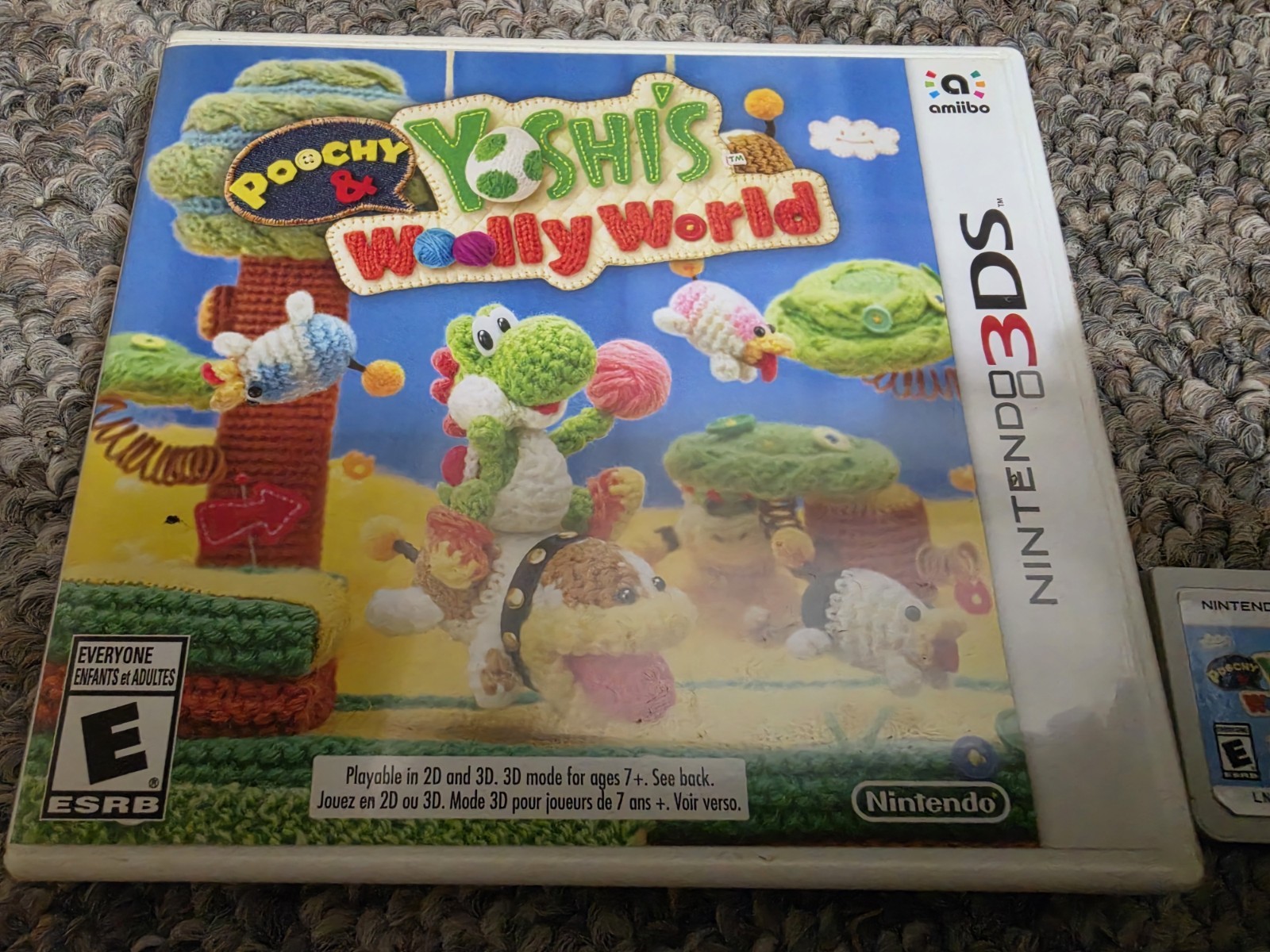 Poochy Yoshis Woolly World for Nintendo 3DS Game