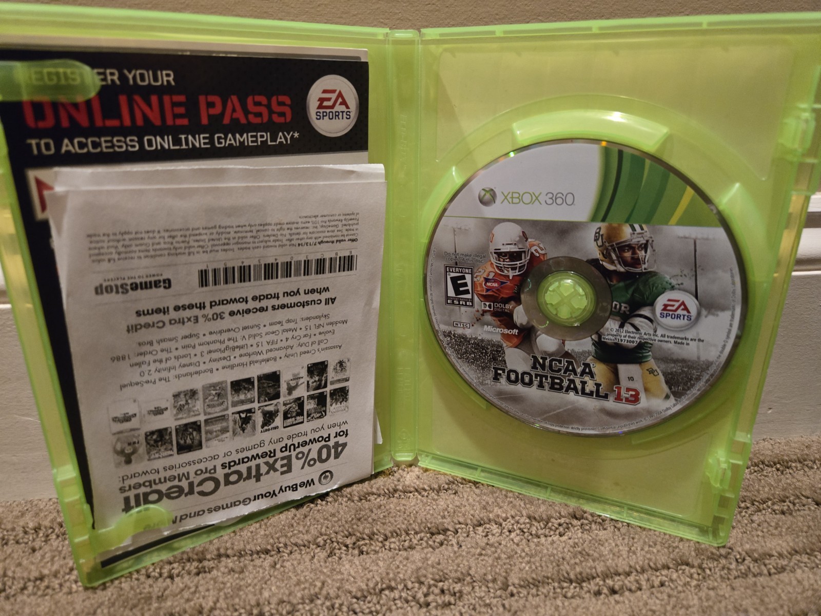 NCAA Football 13 (Microsoft Xbox 360, 2012)
