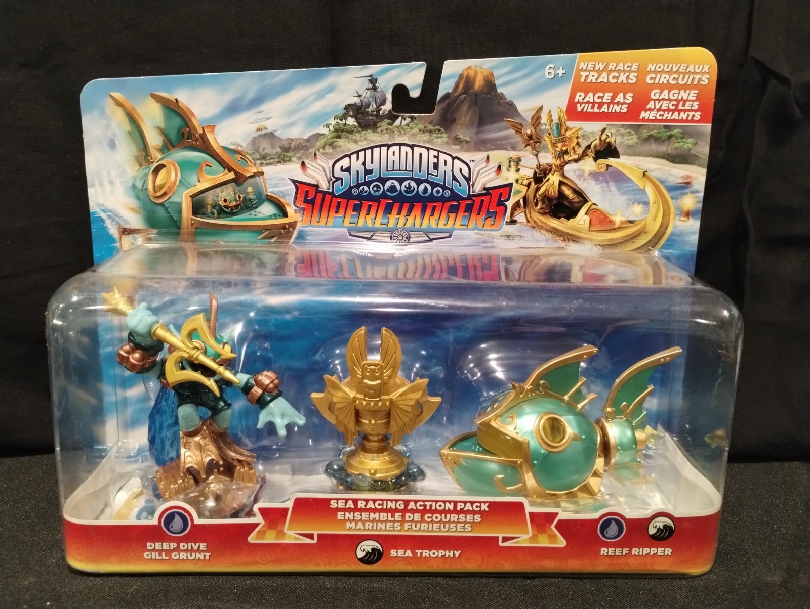 Skylander Superchargers Sea Racing Action Pack Gill Grunt Reef Ripper NIB