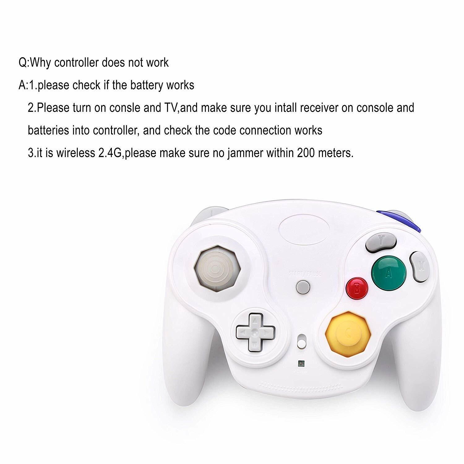 Wired /Wireless Gamecube Controller Gamepad Joystick for Nintendo GameCube Wii