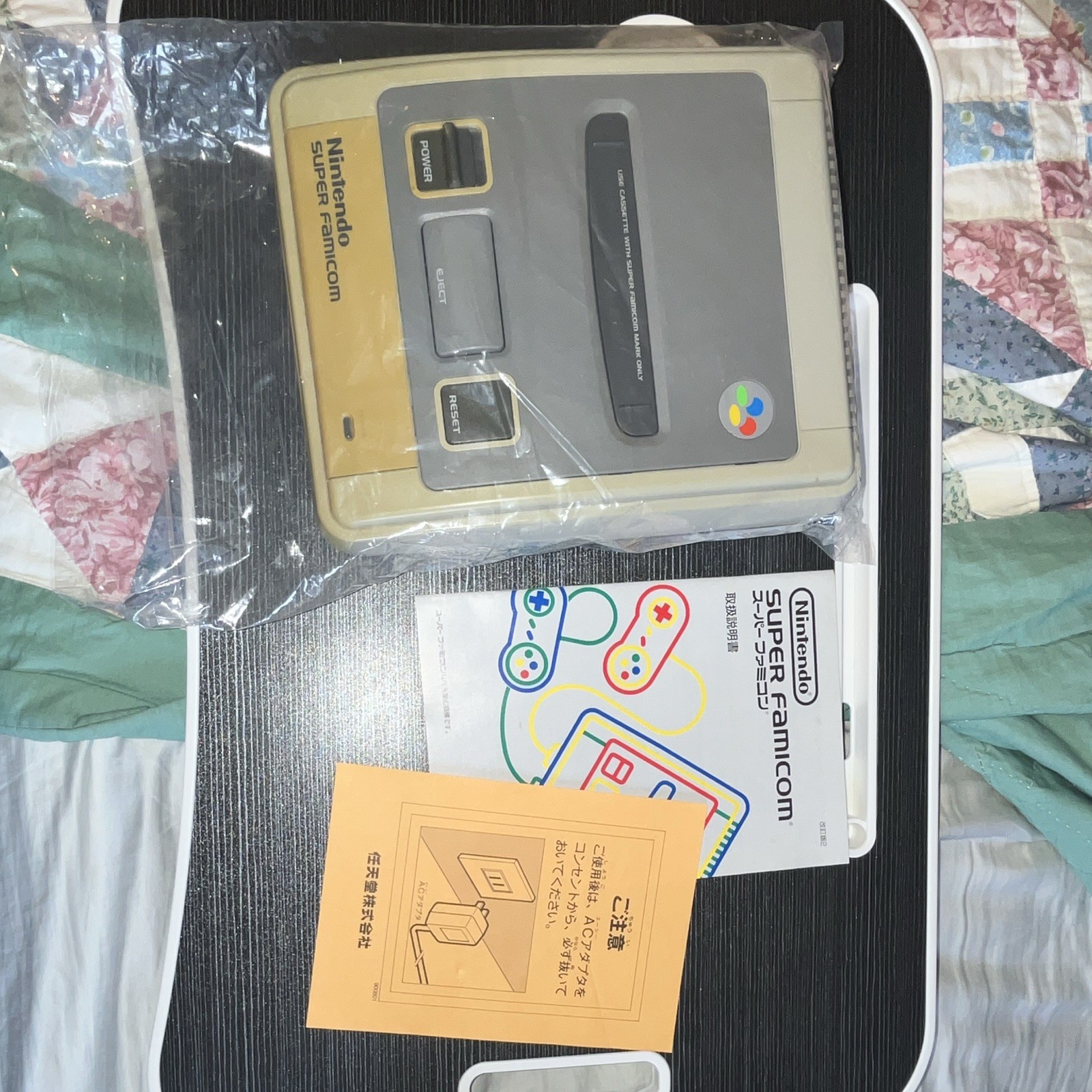 Nintendo Super Famicom SHVC-001 NTSC-J Console w/ 2 Controllers Box Manual
