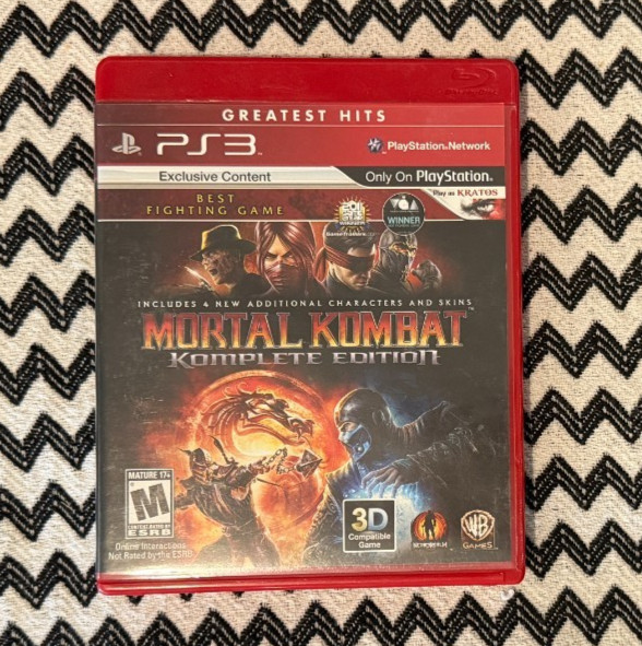 Mortal Kombat Komplete Edition PlayStation 3 PS3 Game CIB Greatest Hits EUC