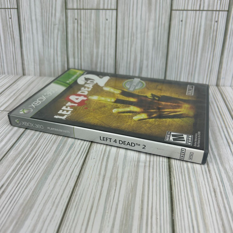 Left 4 Dead 2 Xbox 360 Platinum CIB Microsoft 2009 Video Game Complete & Manual