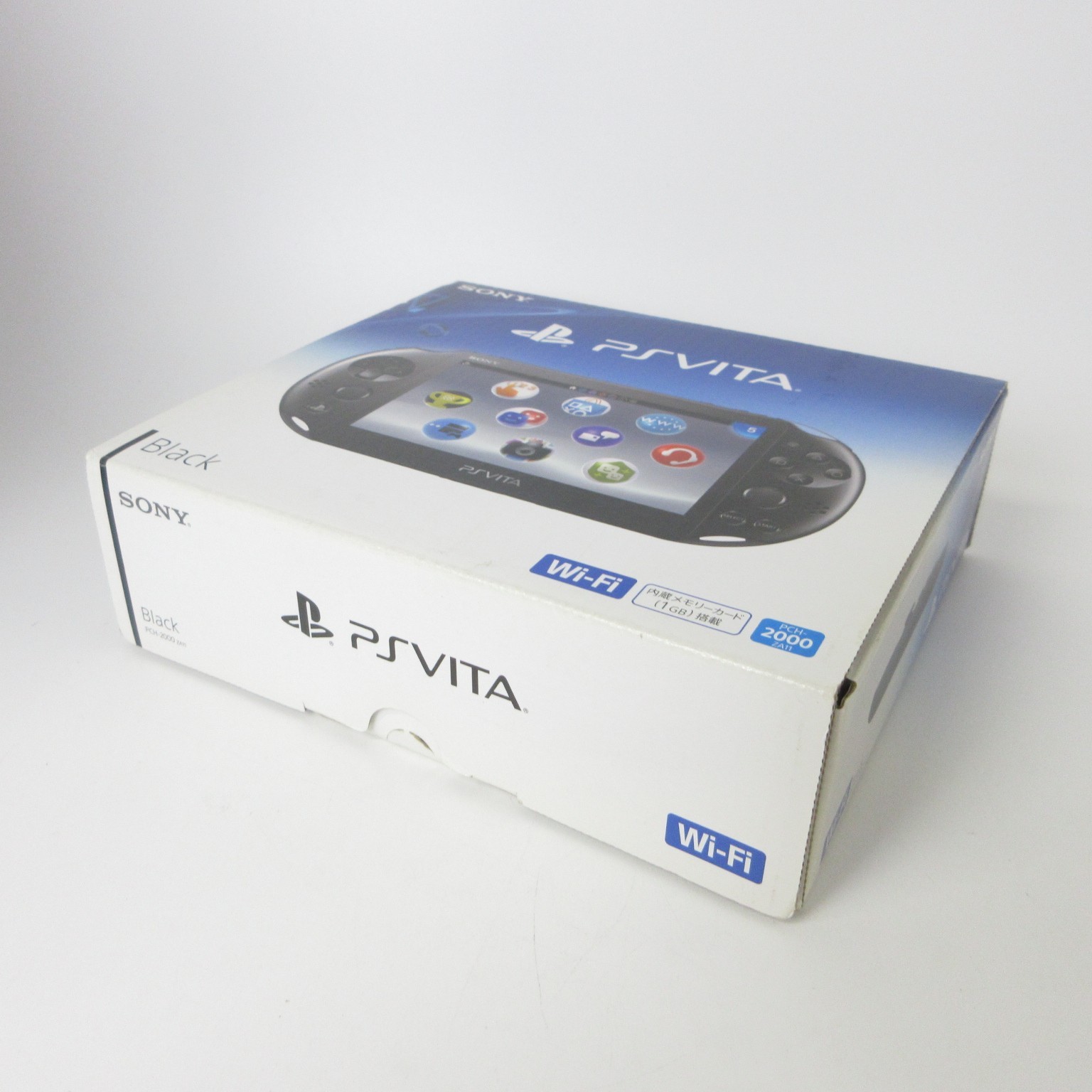 【Very Good】Sony PS Vita PCH-2000 Black Wi-Fi Model Console #Arr08/0615/03