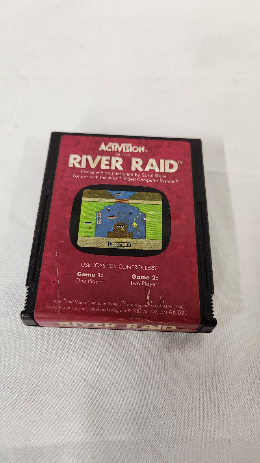 River Raid (Atari 2600, 1982) – Vintage Activision Cartridge – Tested & Working