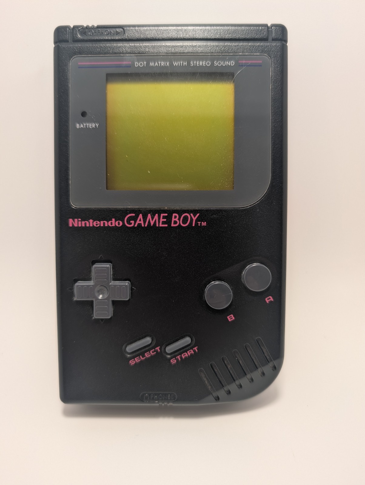 Nintendo Game Boy Original DMG-01 Console: Play it Loud BLACK: 100% OEM: Working