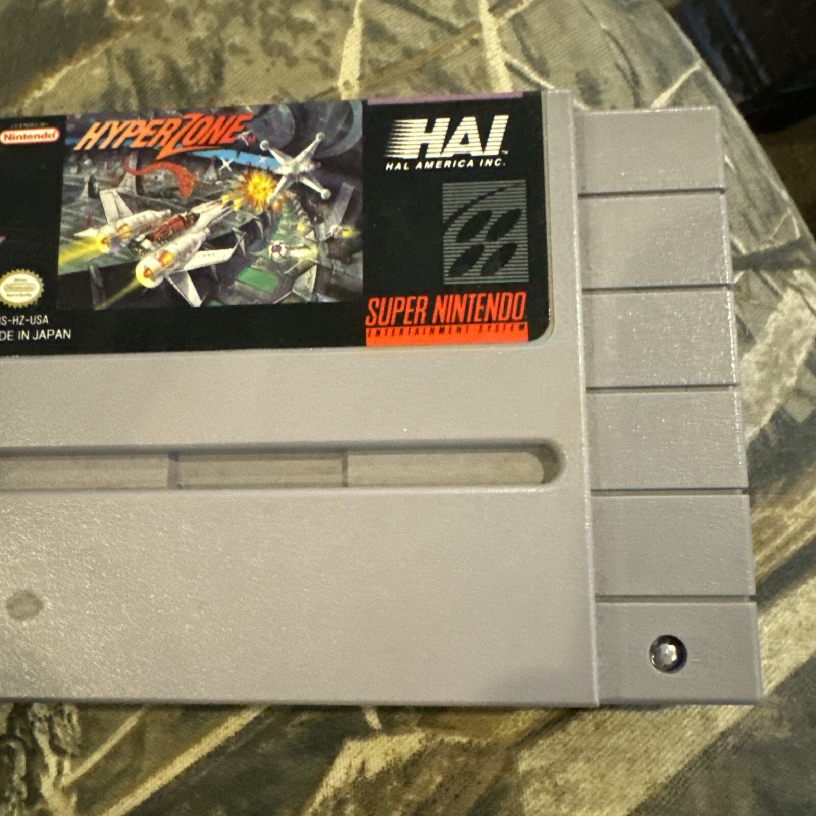 HyperZone (Super Nintendo Entertainment System, 1991) SNES Authentic & Tested